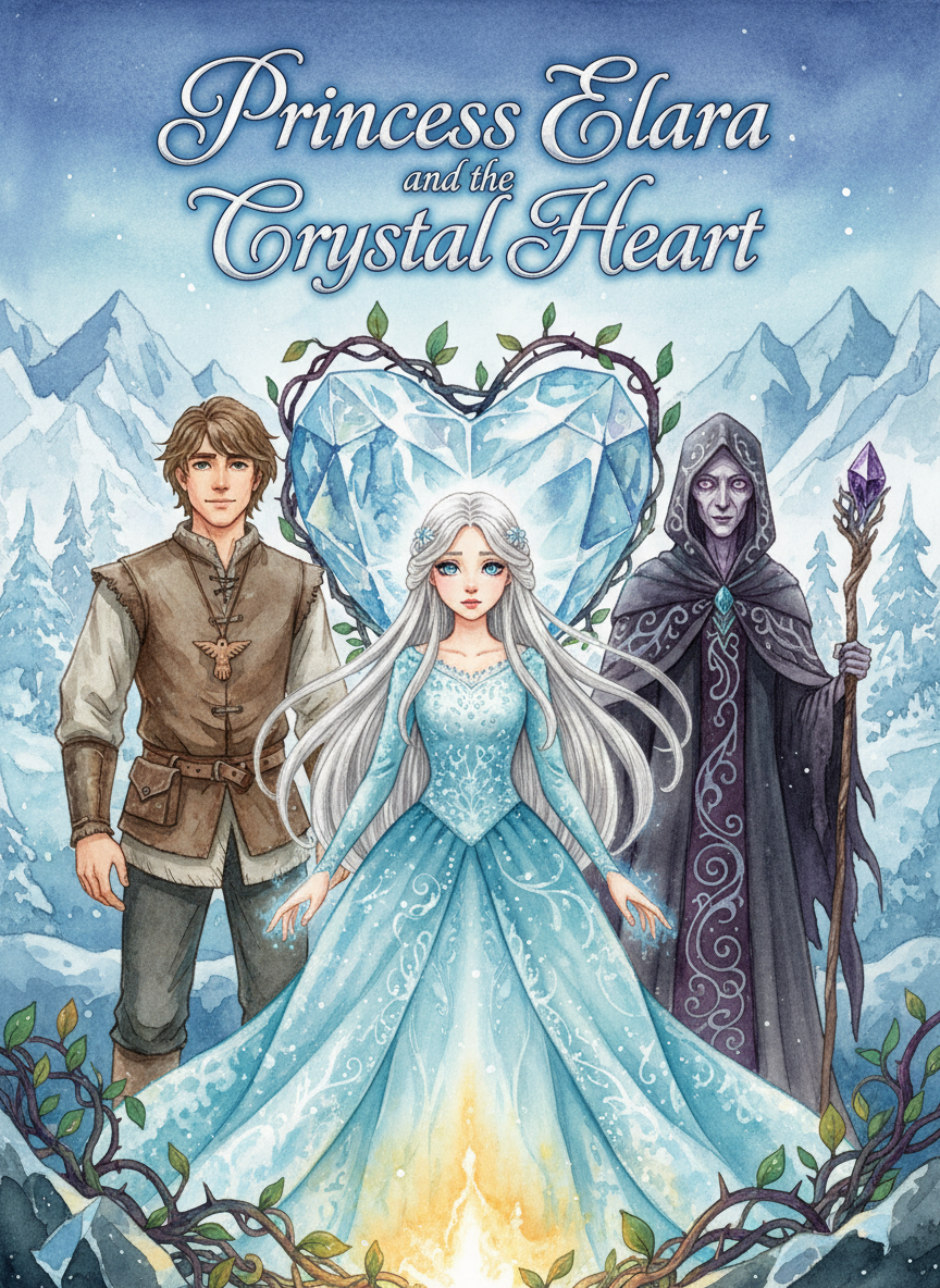 Princess Elara and the Crystal Heart